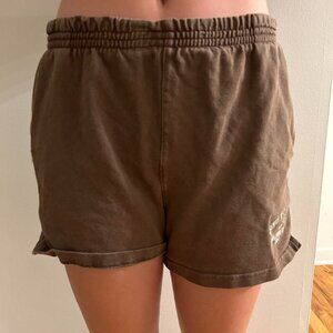 BRANDY MELVILLE Lisette Malibu Shorts in Brown Size OS